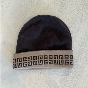 BRAND NEW Givenchy Black and Tan Beanie
